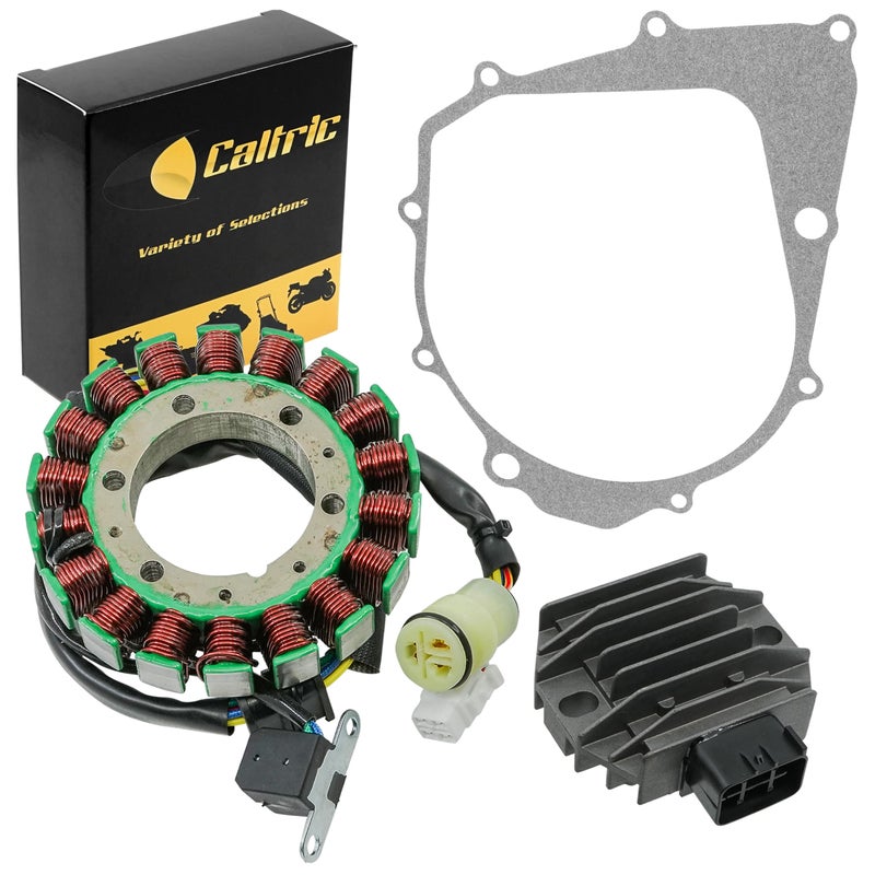 Caltric Stator & Regulator Rectifier W/Gasket Compatible With Yamaha Raptor 350 Yfm350R 2004-2013 - Image 1